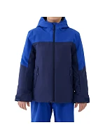 Chlapčenská lyžiarska bunda 4F M0821 navy blue 4FJWAW25TTJAM0821 31S