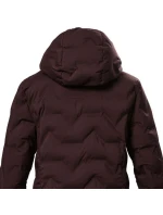 Dámska prešívaná bunda Killtec KOW 9 s kapucňou dlhá bordová (41806/447) -Killtec