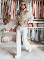 Dámska krátka obojstranná vesta CHIPUFF camel FashionStreet TY4825