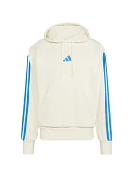 Pánska mikina adidas Essentials 3-Stripes French Terry Hoodie cream KD4901 pánska