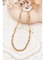 Zlatý náhrdelník ze chirurgické oceli