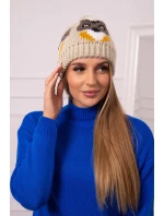 Dámska čiapka Ofelia K349 beige