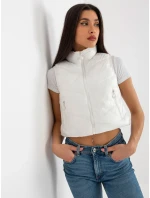 Dámska vesta NM KZ H 908.39P ecru - FPrice Dámska vesta NM KZ H 908.39P ecru - FPrice