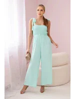 Kombinéza s volánom na vrchu mätová Kombinéza s volánom na vrchu mätová