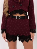 IT SN šortky FL9965.88 tmavo červená