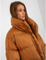 Dámska bunda LF KR 160404 svetlo hnedá - JF Lefon