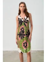 Dámske letné šaty Folegandros 18438 čierna vzor - Vamp Dámske letné šaty Folegandros 18438 čierna vzor - Vamp