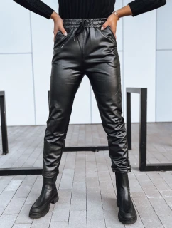 Dámske voskované nohavice LAPIS black FashionStreet UY1721