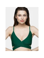 4F Dámsky vrchný diel plaviek H4L21-KOS003G-46S Green