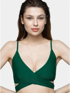 4F Dámsky vrchný diel plaviek H4L21-KOS003G-46S Green