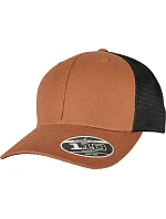 Flexfit 110ST 6-panelová truckerová čiapka „Canvas“ 55.10ST toffee/čierna