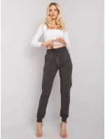 Tepláky RV DR 6896.48P tmavá khaki