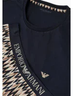 Pánske pyžamo 112101 4R583 18855 hnedé so vzorom - Emporio Armani Pánske pyžamo 112101 4R583 18855 hnedé so vzorom - Emporio Armani