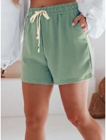 Dámske šortky HOT VIBE green FashionStreet SY0442 Dámske šortky HOT VIBE green FashionStreet SY0442