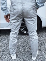 Pánske tmavosivé nohavice FashionStreet chinos UX4340 Pánske tmavosivé nohavice FashionStreet chinos UX4340