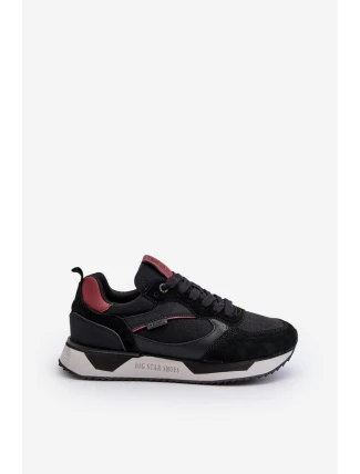 Sneakersy Męskie Memory Foam System Big Star NN174350 Czarne