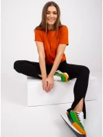 Tričko RV TS 4662.39P tmavo oranžové