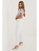 Šnúrové nohavice model 226457 Taliansko Moda Šnúrové nohavice model 226457 Taliansko Moda