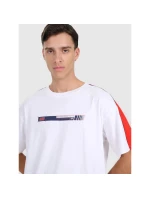 Pánske tričko oversize s potlačou 4F 4FRAW25TTSHM3227-10S