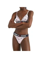 Dámske džínsové čipkované tangá UW0UW03950-TOB - Tommy Hilfiger Dámske džínsové čipkované tangá UW0UW03950-TOB - Tommy Hilfiger