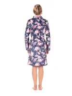 Dámsky župan Toya so zipsom modrý - Vestis