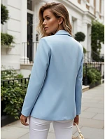 Dámska bunda elegantná modrá FashionStreet PY0148 Dámska bunda elegantná modrá FashionStreet PY0148