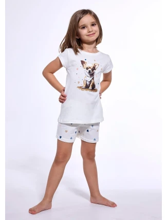 Cornette Kids Girl 787/108 Čivava pyžamo kr/r 86-128 Cornette Kids Girl 787/108 Čivava pyžamo kr/r 86-128
