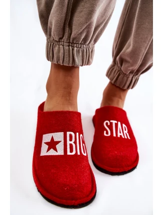 Domowe Papcie Big Star KK276022 Czerwone