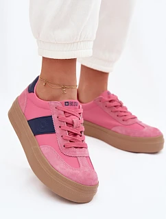 Dámske semišové tenisky Big Star TT274164 Pink