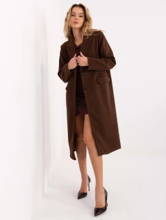 Kabát IT EN 80320.65 tmavohnedý