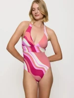 Dámske jednodielne plavky Summer Mix & Match OP Plunge pt - Triumph