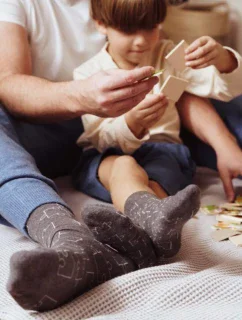 Pánske ponožky - rodinná kolekcia 084