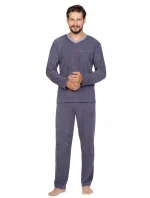 Regina 592 dlhé froté pyžamo 2XL-3XL pánske Regina 592 dlhé froté pyžamo 2XL-3XL pánske