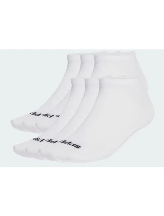 Adidas Linear Crew ponožky s polstrovaním 6 párov JL6096