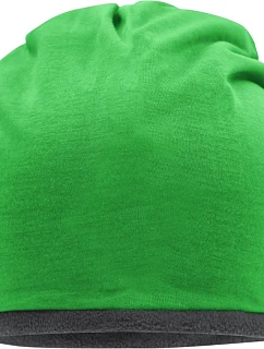 Daiber MB 7131 Tričková čiapka s fleecovou podšívkou 03.7131 fern green/carbon