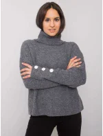 Dámsky sveter LC SW 15 2.01 tmavo šedý