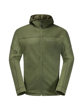Jack Wolfskin Mikina s kapucňou Hirschberg Hooded FZ M 1710881-4129 pánska Jack Wolfskin Mikina s kapucňou Hirschberg Hooded FZ M 1710881-4129 pánska