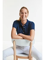 Russell Athletic 566F Dámske elastické polo tričko z piké 10.566F fuchsiová Russell Athletic 566F Dámske elastické polo tričko z piké 10.566F fuchsiová