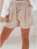 Dámske látkové šortky SUMMER TRIP khaki FashionStreet SY0435 Dámske látkové šortky SUMMER TRIP khaki FashionStreet SY0435
