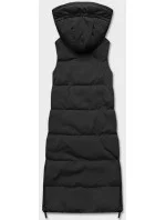 Čierna-khaki dlhá dámska obojstranná vesta (B8137-1) Čierna-khaki dlhá dámska obojstranná vesta (B8137-1)