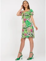 Šaty DHJ SK 15836.51 svetlozelená