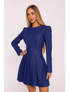 M884 Džínsové šaty - modré