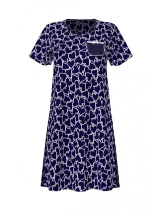 Dámska nočná košeľa 10900-253 modrá - Vamp