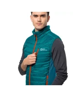 Jack Wolfskin pánska vesta bez rukávov ROUTEBURN PRO INS VEST M bay blue (1206871_1124)