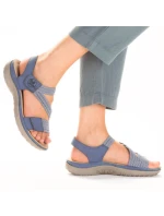 Pohodlné modré sandále Rieker W RKR587