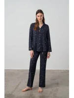 Vamp - Dvojdielne dámske pyžamo - Celeste 17063 - Vamp Vamp - Dvojdielne dámske pyžamo - Celeste 17063 - Vamp