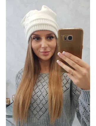 Dámska čiapka Kaja K339 ecru