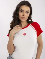 Tričko NM TS V7940.17 biele a červené Tričko NM TS V7940.17 biele a červené