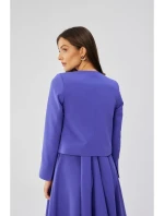 S368 Sako s otvoreným predným dielom - fialové