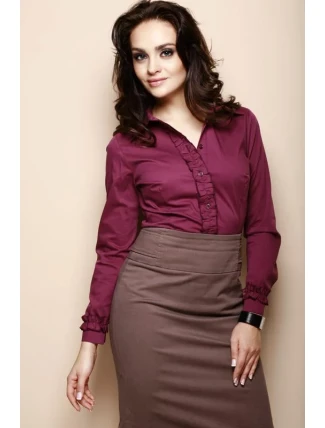 Košeľa Ofelia Mod. 68 baklažán - Figl